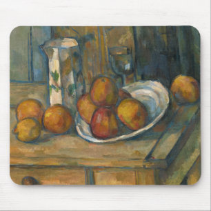 Tapis De Souris Paul Cezanne - Vie morte avec Jug de Lait et Fruit