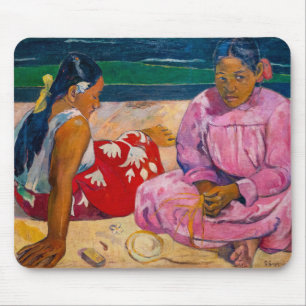 Tapis De Souris Paul Gauguin - Femmes tahitiennes sur la plage