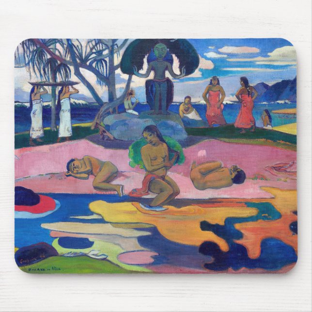 Tapis De Souris Paul Gauguin - Jour du Dieu / Mahana no atua (Devant)