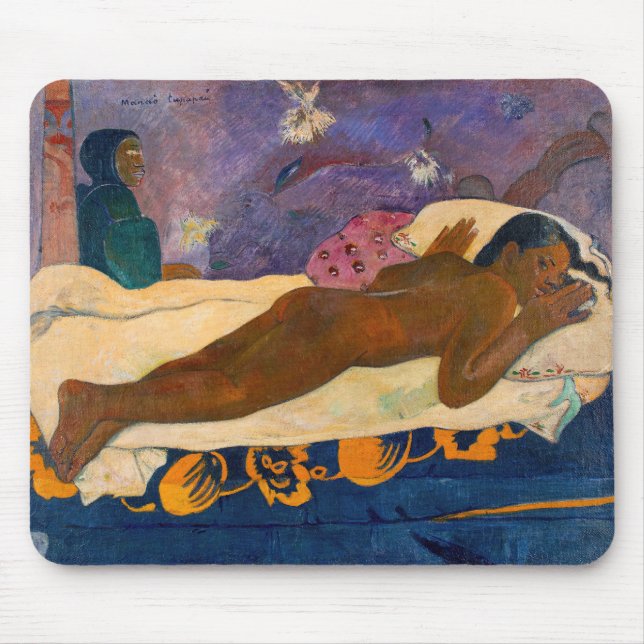 Tapis De Souris Paul Gauguin - L'Esprit des morts à regarder (Devant)