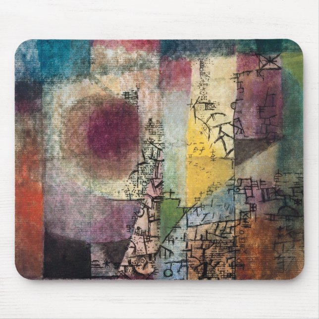 Tapis De Souris Paul Klee Art Abstrait Cubisme  (Devant)