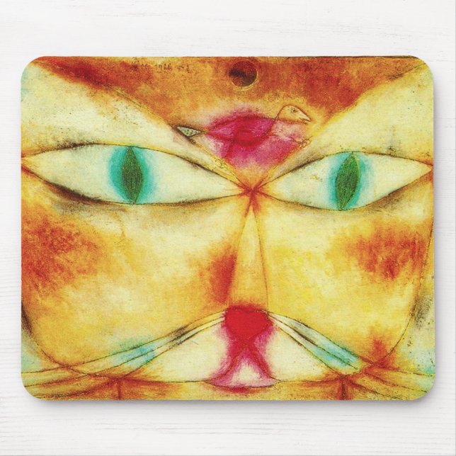 Tapis De Souris Paul Klee Chat et souris d'oiseaux (Devant)