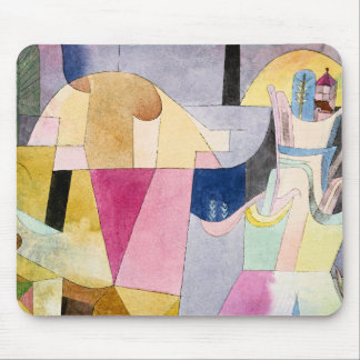 Tapis De Souris Paul Klee, Colonnes noires dans un paysage,