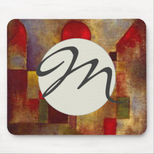 Tapis De Souris Paul Klee Red Balloon Abstrait Art Coloré