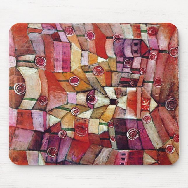Tapis De Souris Paul Klee - roseraie (Devant)