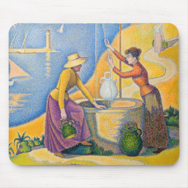 Tapis De Souris Paul Signac - Femmes dans le puits (Devant)