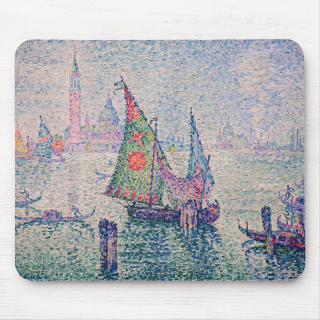 Tapis De Souris Paul Signac - La Voile verte (Devant)