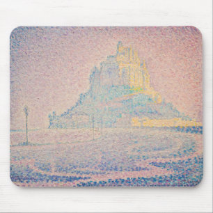 Tapis De Souris Paul Signac - Mont Saint Michel Fog et Soleil