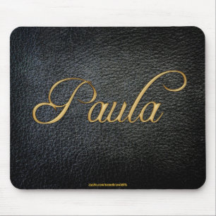 Tapis De Souris PAULA look cuir personnalisé Mousepad