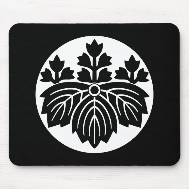 Tapis De Souris Paulownia à feuilles pointues avec 53 floraisons d (Devant)