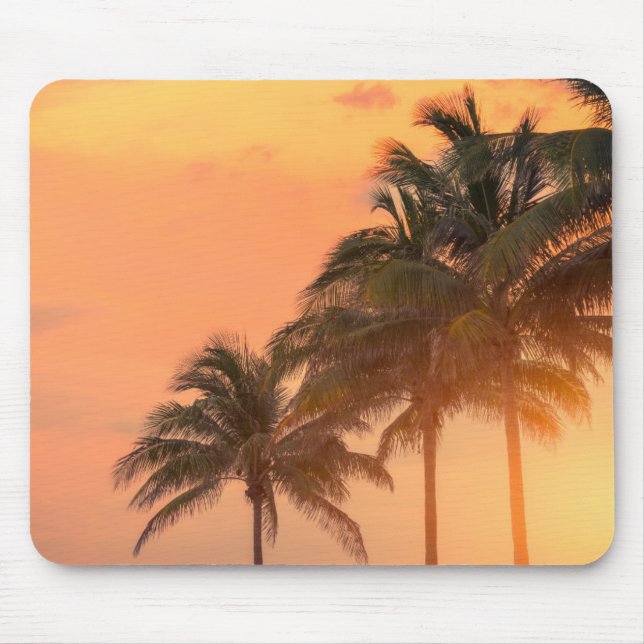 Tapis De Souris Paumes de Miami (Devant)