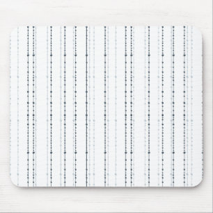 Tapis De Souris Pavé de souris à point de chaîne bleue