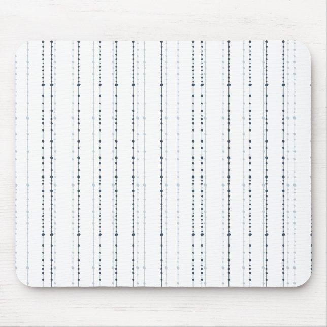 Tapis De Souris Pavé de souris à point de chaîne bleue (Devant)