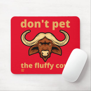 Tapis De Souris pavé de souris amusant "FLUFY COW"