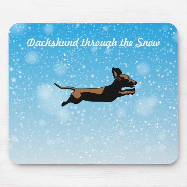 Tapis De Souris Pavé de souris Dachshund (Devant)