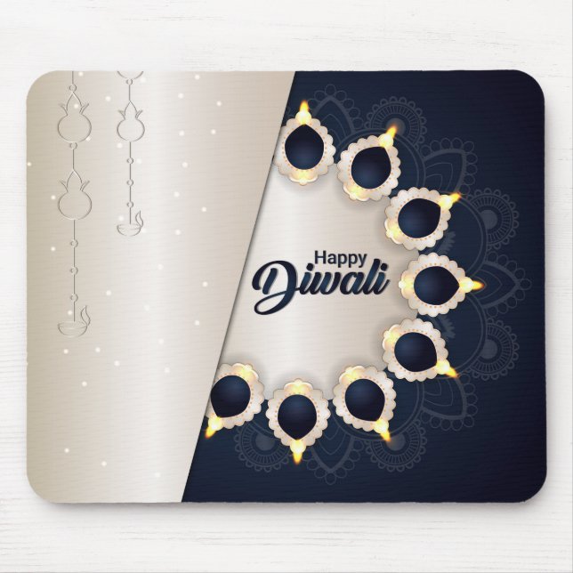 Tapis De Souris Pavé de souris Diwali (Devant)