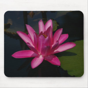 Tapis De Souris Pavé de souris Nénuphar Lotus rose chaud