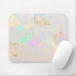 Tapis De Souris pavé de souris opale blanc<br><div class="desc">pavé de souris arrière - plan opal stone</div>