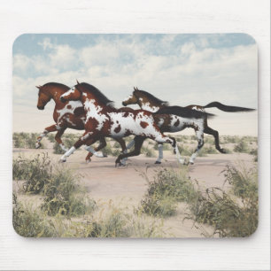 Tapis De Souris Pavé de souris pour chevaux galopants