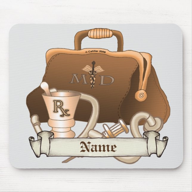 Tapis De Souris Pavé de souris pour sac Médicale (Devant)