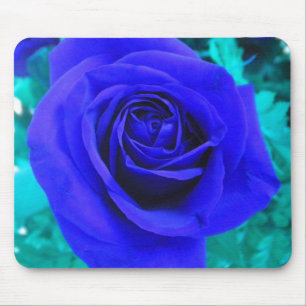 Tapis De Souris Pavé de souris Rose2 bleu