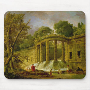 Tapis De Souris Pavillon avec la cascade, 1760