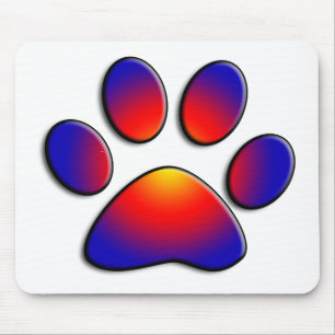TAPIS DE SOURIS PAW COLORÉ