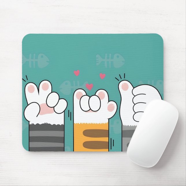 Tapis De Souris Paw-some Pals (Avec souris)