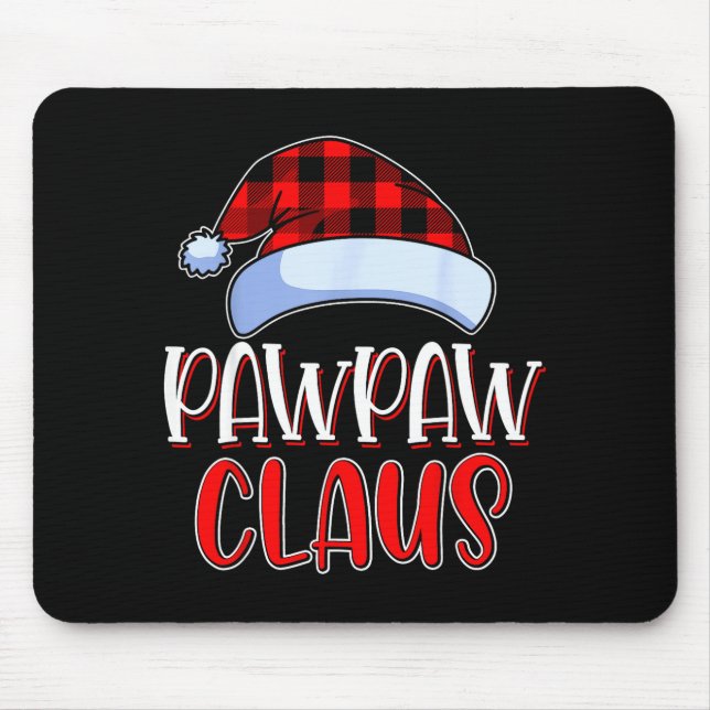 Tapis De Souris Pawpaw Claus Santa Family Matching Christmas Pajam (Devant)