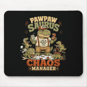 Tapis De Souris Pawpaw saurus gestionnaire de chaos grand-père pap