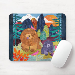Tapis De Souris PAWS 4 UN MOMENT - Chow Mousepad