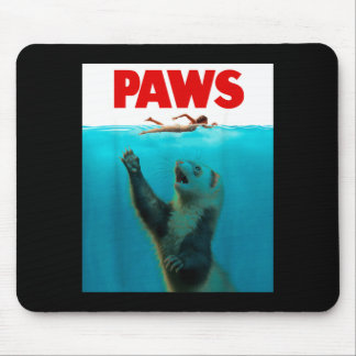 Tapis De Souris Paws Furet Requin Parodie Drôle Propriétaire de Fu