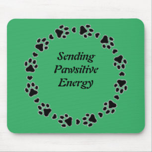 Tapis De Souris Pawsitive Mouse Pad par Sommer Hamilton