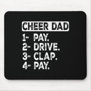 Tapis De Souris Payer Conduire Applaudir Acclamer Papa Cheerleadin
