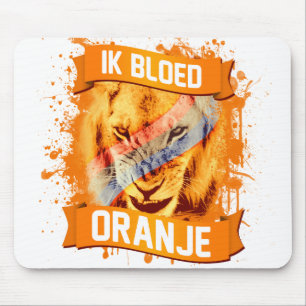 Tapis De Souris Pays-Bas "je saigne l'orange" dans le Néerlandais