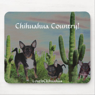 Tapis De Souris Pays MickeyElvis mignon de chiwawa