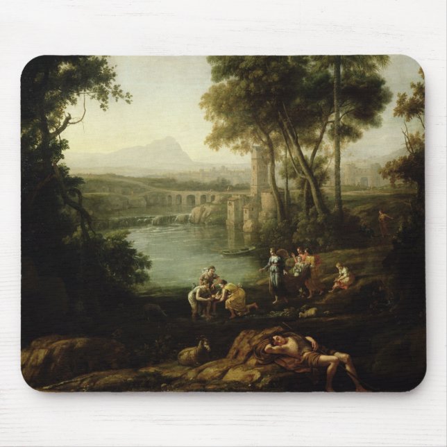 Tapis De Souris Paysage avec la conclusion de Moïse (Devant)