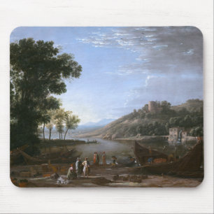 Tapis De Souris Paysage avec les négociants