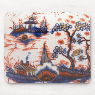 Tapis De Souris Paysage chinois de Liverpool, circa 1775