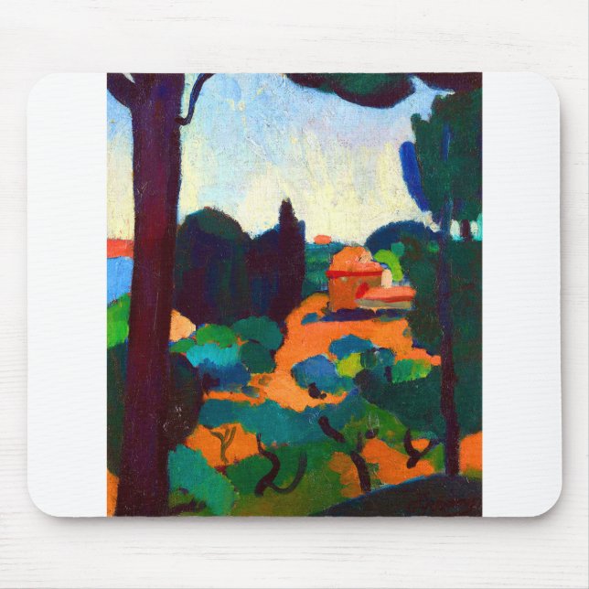 Tapis De Souris Paysage d'Andre Derain à Cassis (Devant)