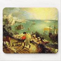 Paysage de Bruegel avec la chute d'Icarus - 1558
