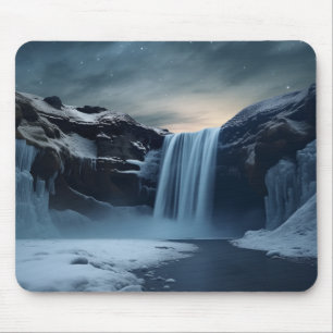 Tapis De Souris paysage de cascade en Islande