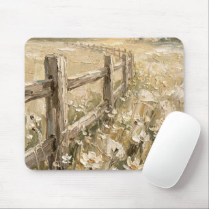 Tapis de souris Paysage de Ferme Rustique Vintage