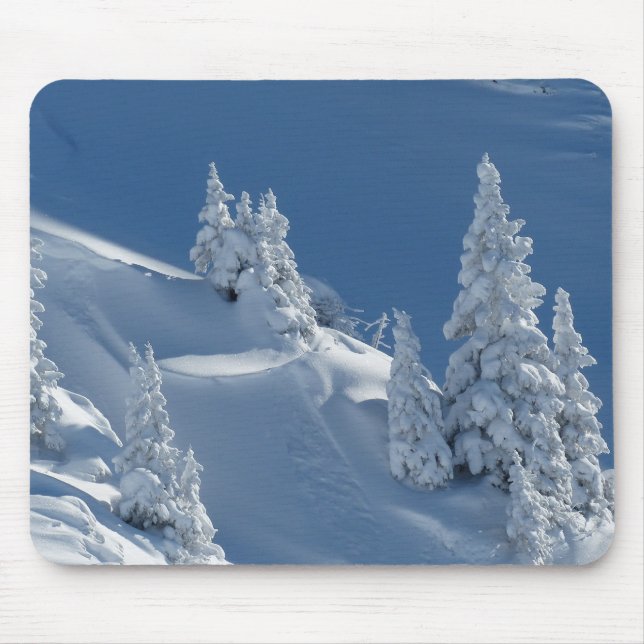 Tapis De Souris Paysage de neige (Devant)