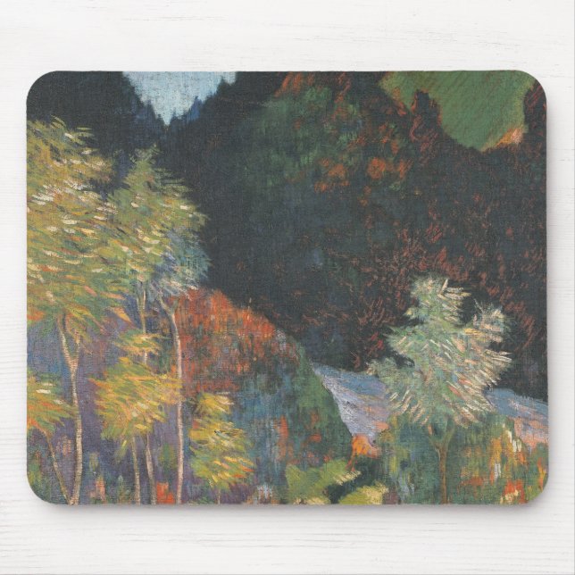 Tapis De Souris Paysage de Paul Gauguin | (Devant)