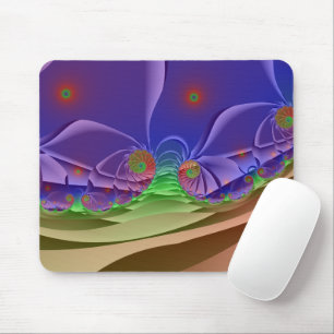 Tapis De Souris Paysage de Roswellian   Arc-en-ciel Fractal Art