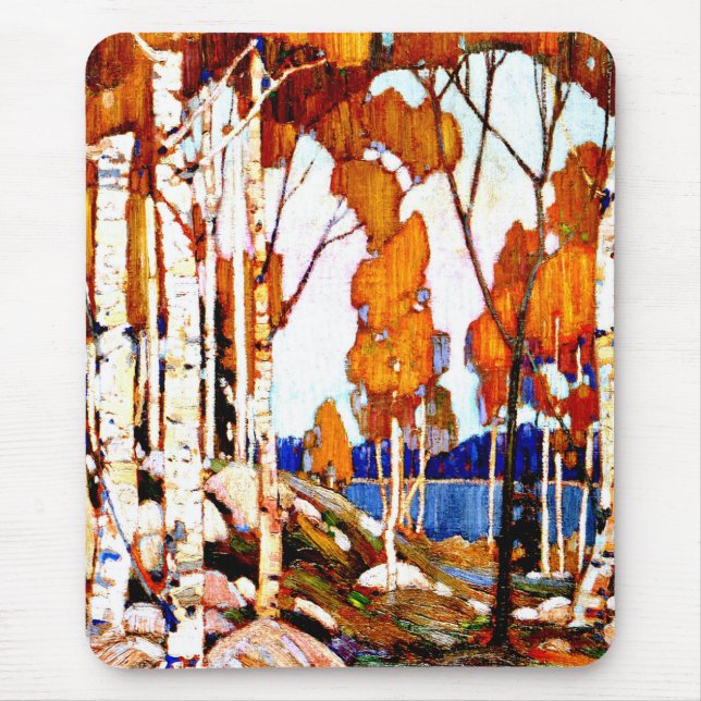 Tapis De Souris Paysage décoratif par Tom Thomson (Devant)