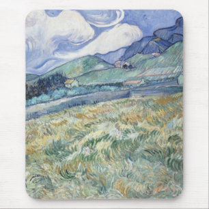 Tapis De Souris Paysage Derrière Saint-Paul Vincent van Gogh