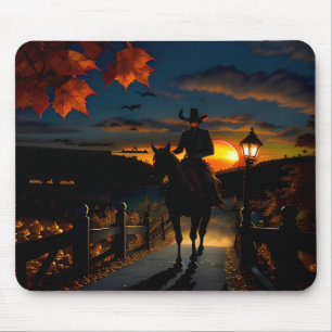Tapis De Souris Paysage d'Halloween sept