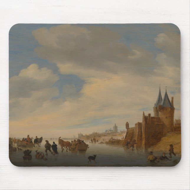 Tapis De Souris Paysage d'hiver à Arnhem | 1653 (Devant)